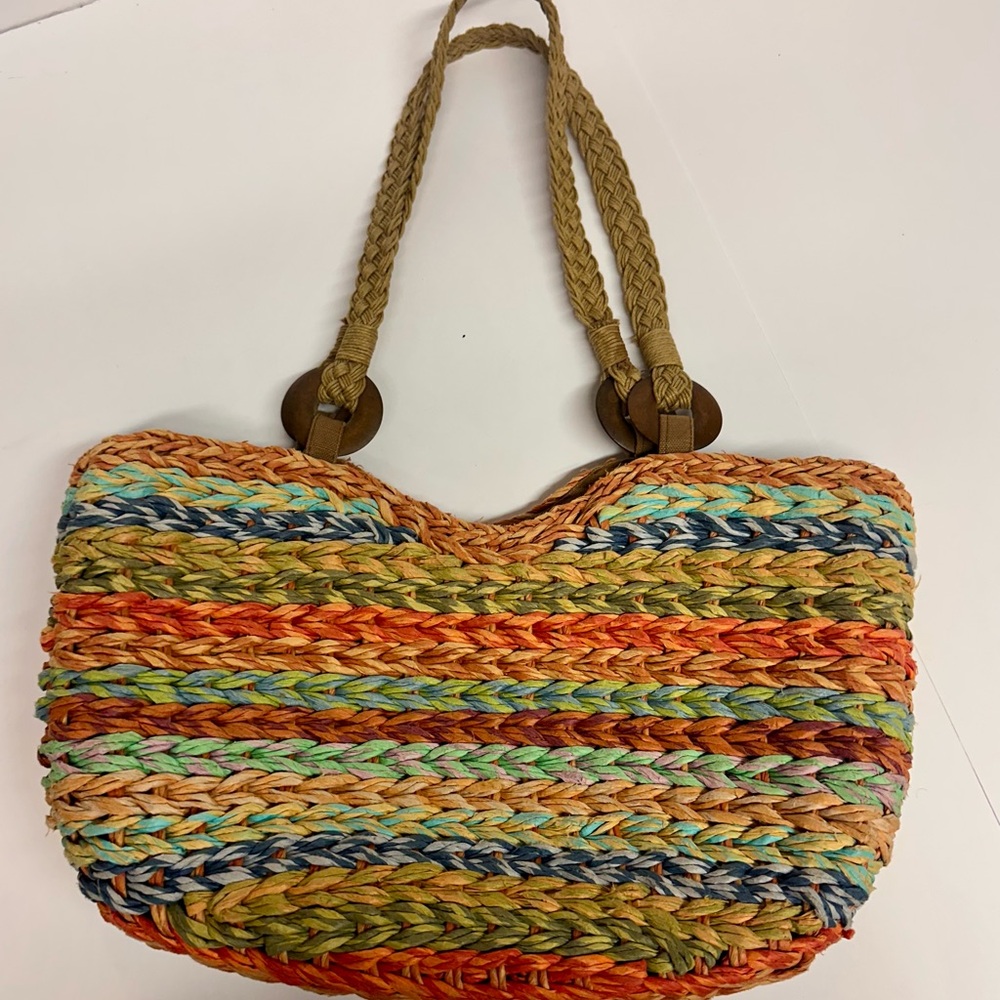 Orvis Colorful Woven Tote Bag‎